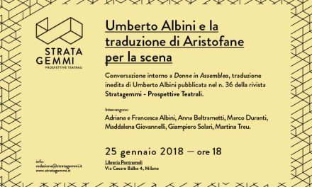 Umberto Albini e la traduzione di Aristofane per la scena